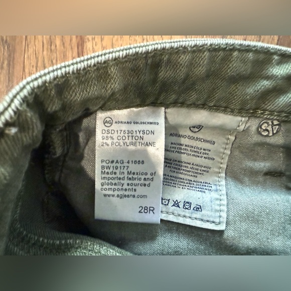 AG Isabelle Vintage High Rise Straight 10 year Sulphur Desert Pine - Picture 10 of 12